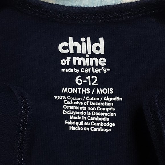 ❄️ 6-12m | Carter's | "Little Hero" Bodysuit/Onesie - Picture 4 of 5